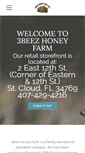 Mobile Screenshot of 3beezhoneyfarm.com